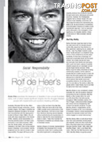 Social Responsibility: Disability in Rolf de Heer's Early Films