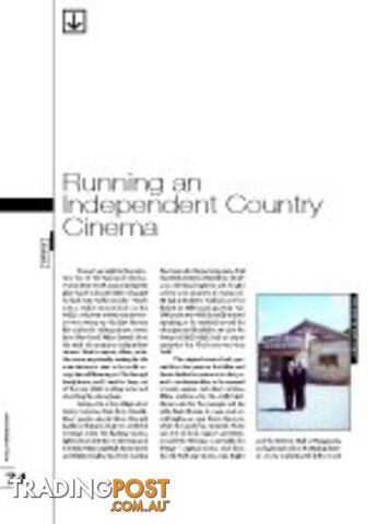 Running an Independent Country Cinema