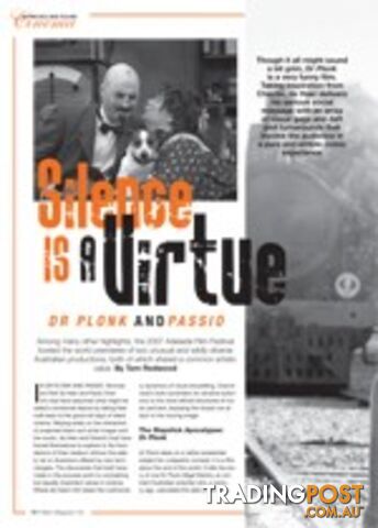 Silence is a Virtue: Dr Plonk and Passio