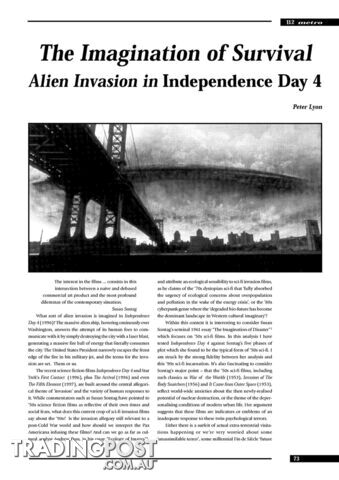 The Imagination of Survival: Alien Invasion in 'Independence Day 4'