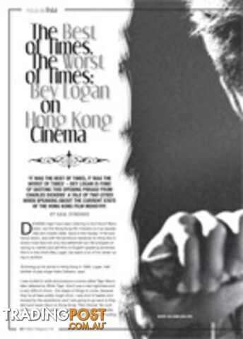 The Best of Times, The Worst of Times: Bey Logan on Hong Kong Cinema