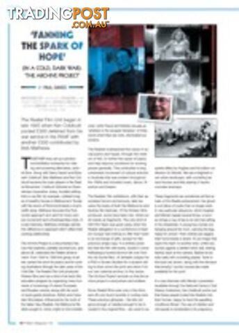 Fanning the Spark of Hope' (in a Cold, Dark War): The Archive Project
