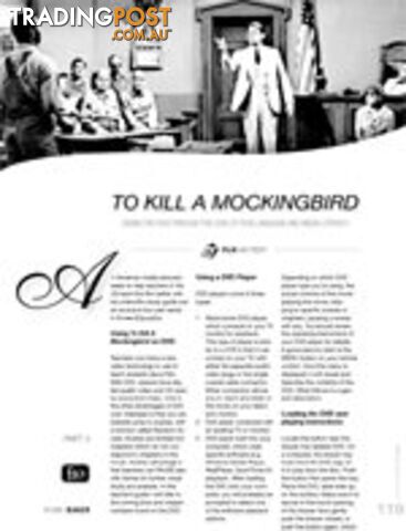 To Kill a Mockingbird: Seeing the Film Through the Lens of Film Language and...