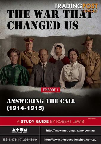 War That Changed Us, The - Episode 1 ( Study Guide)