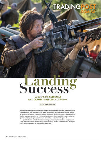 Landing Success: Luke Sparke and Carly and Carmel Imrie on 'Occupation'