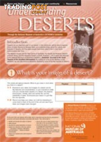 Understanding deserts through the National Museum of Australia's EXTREMES...