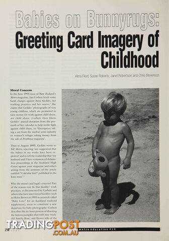 Babies on Bunnyrugs: Greeting Card Imagery of Childhood