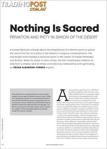Nothing Is Sacred: Privation and Piety in 'Simon of the Desert'