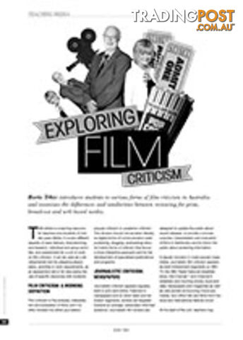 Exploring Film Criticism: A Learning Resource