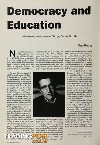 Democracy and Education