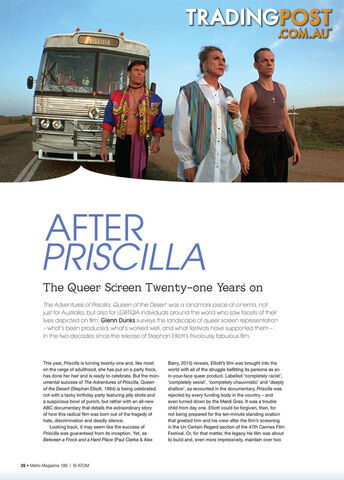 After Priscilla: The Queer Screen Twenty-one Years On