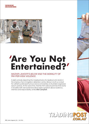 'Are You Not Entertained?': Maziar Lahooti's 'Below' and the Morality of...