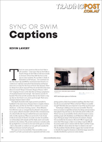 Sync or Swim: Captions