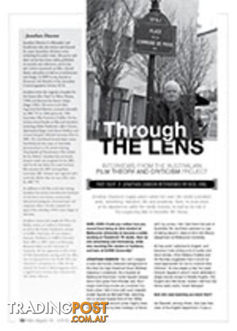 Through the Lens: Interviews from the Australian Film Theory and Criticism...