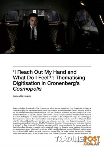 I Reach Out My Hand and What Do I Feel?: Thematising Digitisation in...