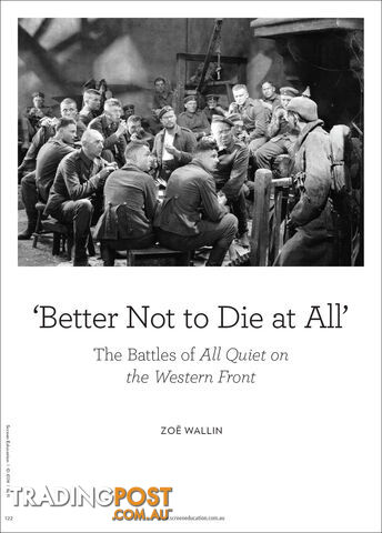 'Better Not to Die at All': The Battles of 'All Quiet on the Western Front'