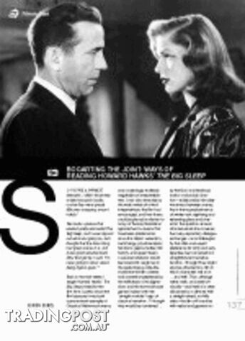 Bogarting the Joint: Ways of Reading Howard Hawks' 'The Big Sleep' (Film As...