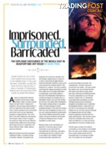 Imprisoned, Surrounded, Barricaded: The Explosive Discources of the Middle East...