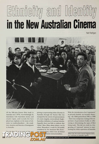 Ethnicity and Identity in the New Australian Cinema