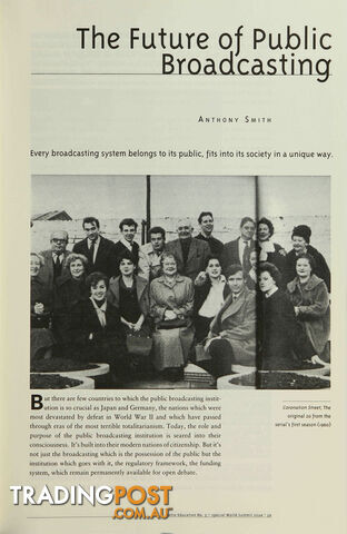 The Future of Public Broadcasting
