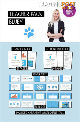 Bluey (Teacher Pack for Middle School [Years 7-9])