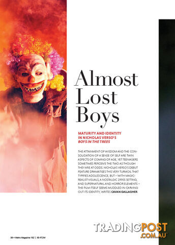 Almost Lost Boys: Maturity and Identity in Nicholas Verso's 'Boys in the Trees'