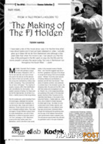 The NFSA's Atlab/Kodak Cinema Collection: The FJ Holden