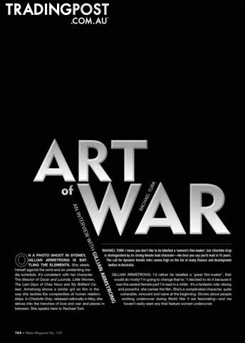 Art of War: An Interview with Gillian Armstrong