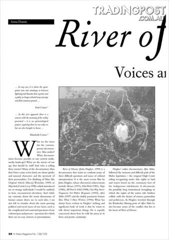 River of Dreams': Voices and Visions