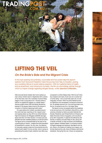 Lifting the Veil: On the Bride's Side and the Migrant Crisis