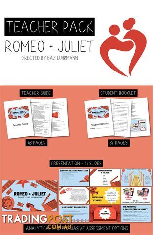 William Shakespeare's Romeo + Juliet (Teacher Pack)