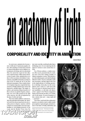 An Anatomy of Light: Corporeality and Identity in Animation