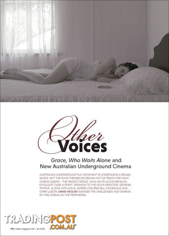 Other Voices: 'Grace, Who Waits Alone' and New Australian Underground Cinema