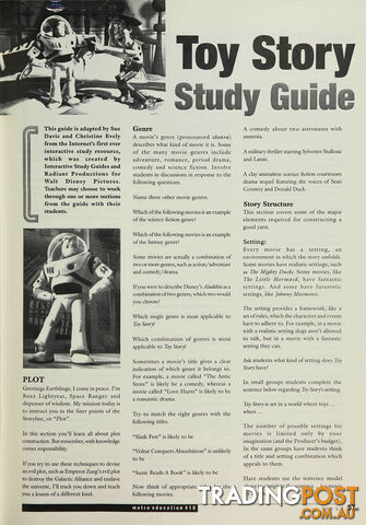 Toy Story' (A Study Guide)