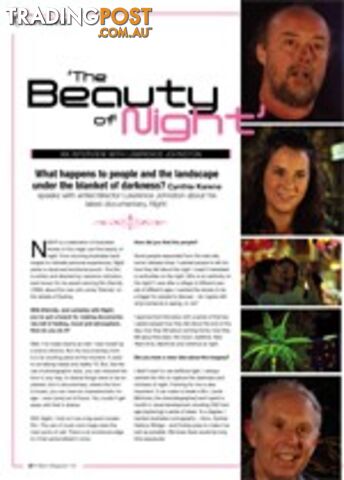 The Beauty of Night': An Interview with Lawrence Johnston