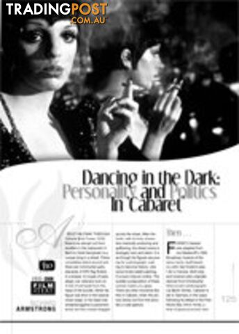 Dancing in the Dark: Personality and Politics in Cabaret