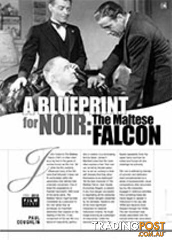 A Blueprint for Noir: The Maltese Falcon