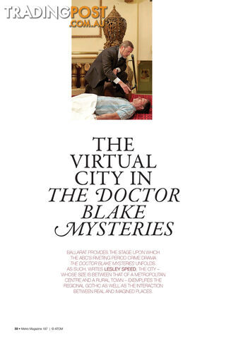 The Virtual City in The Doctor Blake Mysteries
