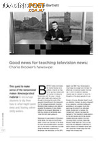 Good News for Teaching Television News: Charlie Brooker's Newswipe