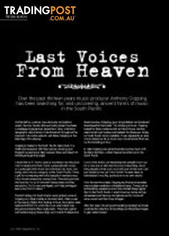 Last Voices From Heaven