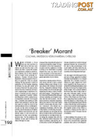 'Breaker' Morant - Colonial Underdog Versus Imperial Overlord - photo 1 of 1
