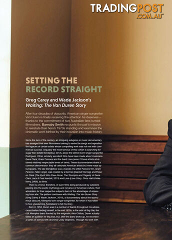Setting the Record Straight: Greg Carey and Wade Jackson's 'Waiting: The Van...