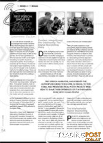 First Person Singular: The Power of Digital Storytelling