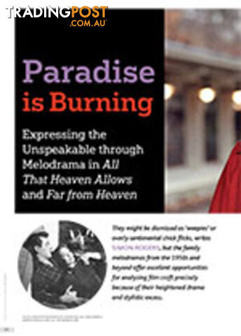 Paradise is Burning: Expressing the Unspeakable through Melodrama in All That...