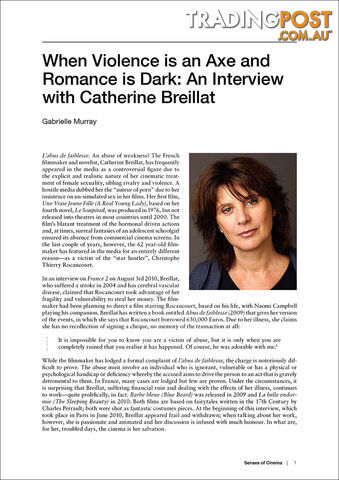 When Violence is an Axe and Romance is Dark: An Interview with Catherine...