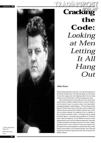 Cracking the Code: Looking at Men Letting It All Hang Out