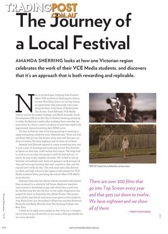 Journey of a Local Festival, The