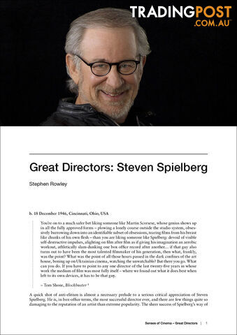 Great Directors: Steven Spielberg