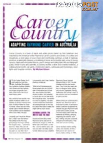 Carver Country: Adapting Raymond Carver in Australia
