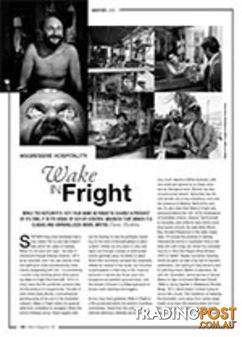 Aggressive Hospitality: Wake in Fright